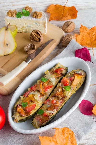 Fylld zucchini — Stockfoto