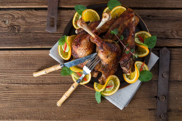 Geese meat for St. Martin's Day — Stock Photo, Image