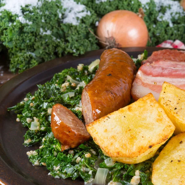 Oldenburg gruenkohl — Stockfoto