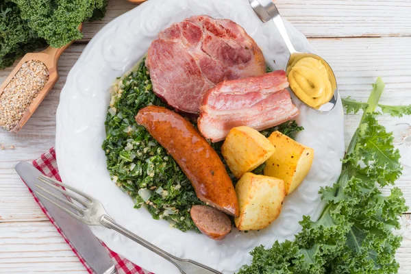 Oldenburg grunkohl — Stockfoto