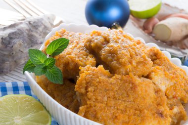 Havuçlu balık imbir soslu.