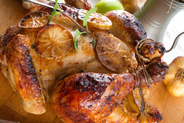 Roasted chickens — Stock Photo, Image