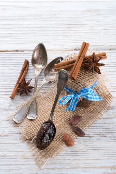 Powidl een pruim jam — Stockfoto