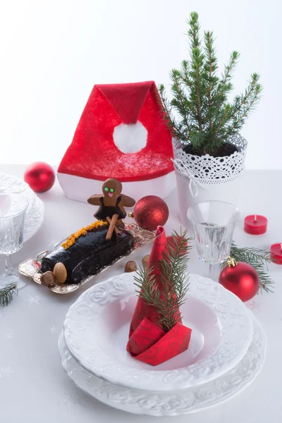 Christmas table deko — Stock Photo, Image