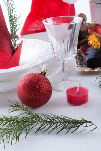 Christmas table deko — Stock Photo, Image