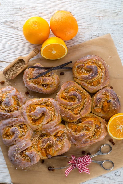 Lumache fresche all'arancia vanigliata — Foto Stock