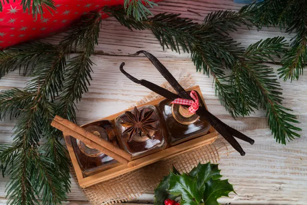 Weihnachtsaromen für leckeres Gebäck — Stockfoto