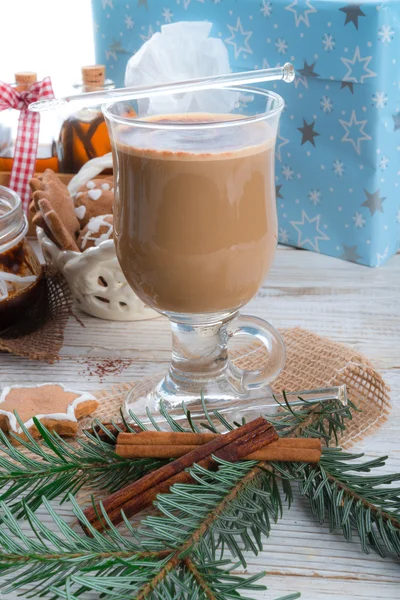 Boże Narodzenie kawy — Zdjęcie stockowe