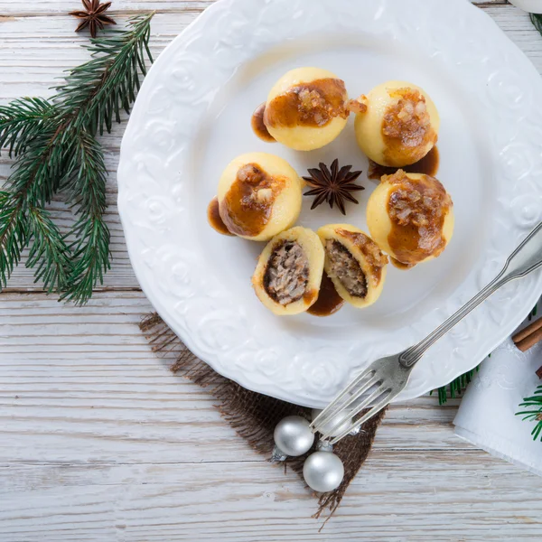 Potato dumplings — Stock Photo, Image