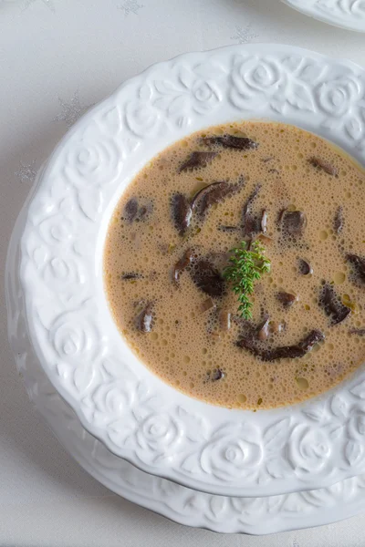 Christmas mushroom soup — Stock Image Christmas mushroom soup Royalty Free Stock Photos