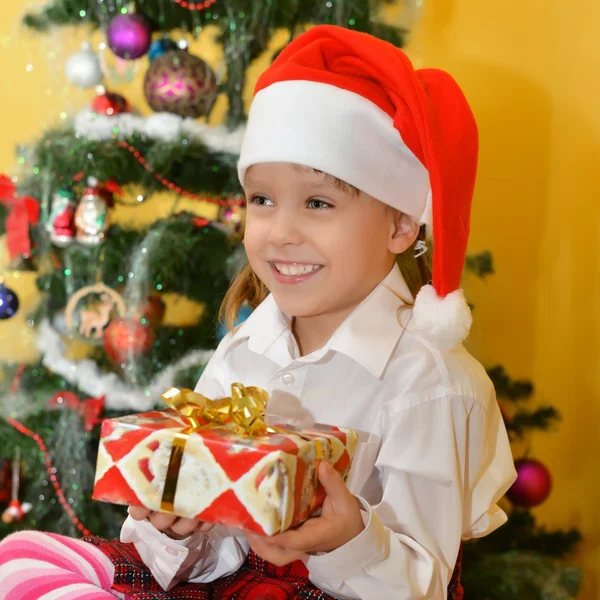 Bambine con regali — Foto Stock