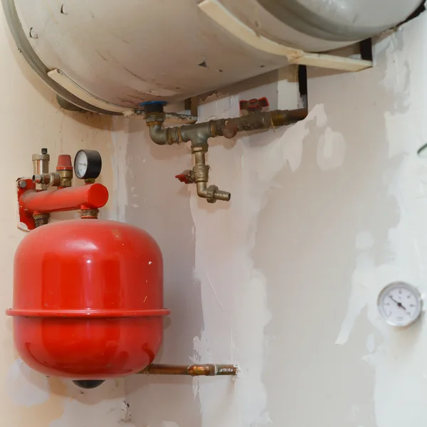 Old heating installation — Stock Photo, Image
