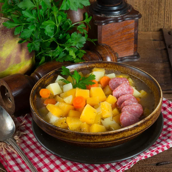 Rutabaga soup — Stock Image Rutabaga soup Royalty Free Stock Photos