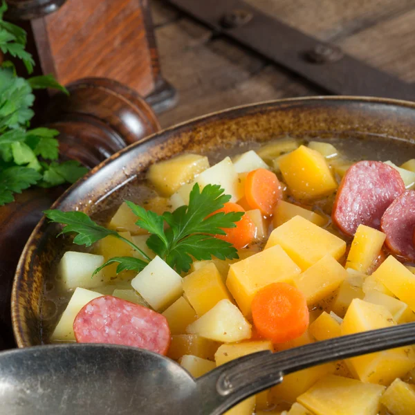 Суп рутабага — стоковое фото