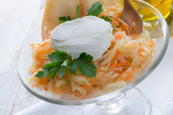 Sellerie-Salat mit Birne — Stockfoto