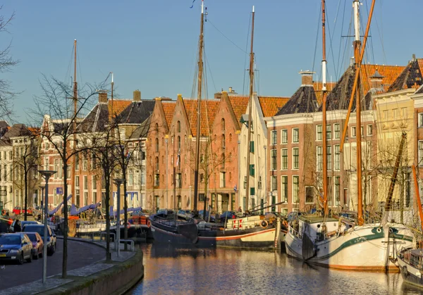 Groninger Hafen — Stockfoto