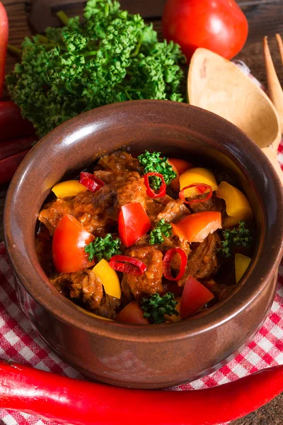 Hungarian goulash — Stock Photo, Image