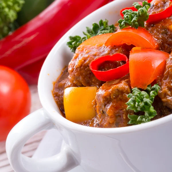 Hungarian goulash — Stock Photo, Image