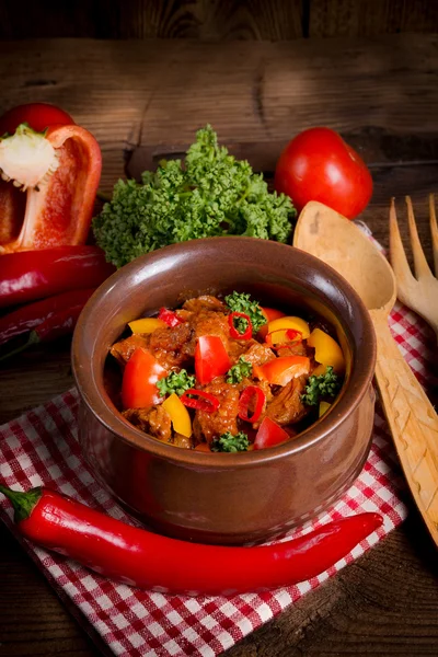 Hungarian goulash — Stock Photo, Image