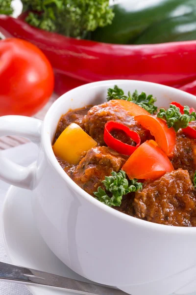 Goulash húngaro — Fotografia de Stock