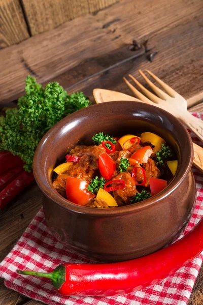 Hungarian goulash — Stock Photo, Image