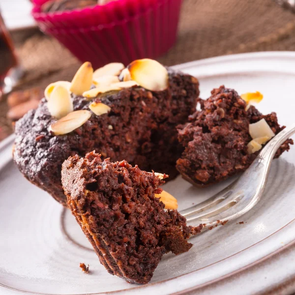 Havremjöl muffin — Stockfoto