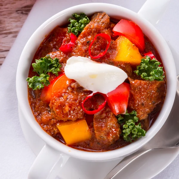 Hungarian goulash — Stock Photo, Image