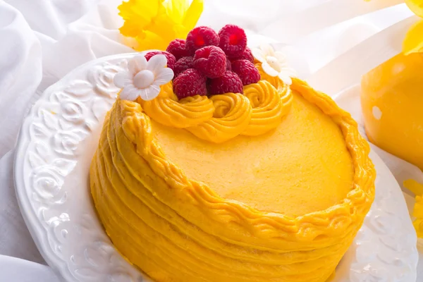 Torta al liquore all'uovo — Foto Stock