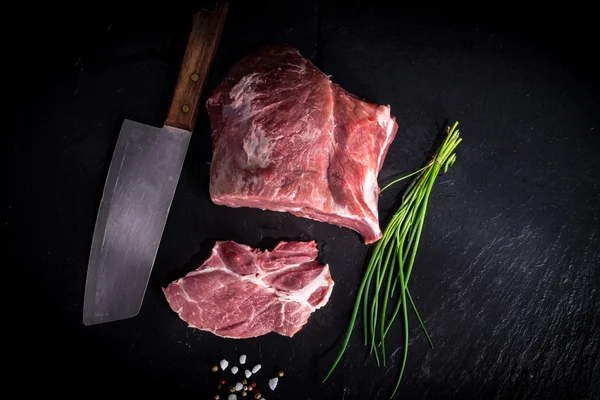 Neck steak — Stock Photo, Image