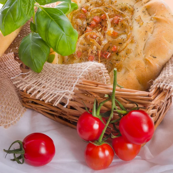 Onion tart — Stock Photo, Image