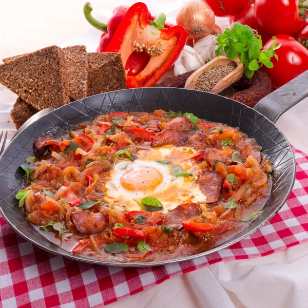 Shakshuka. — Foto de Stock