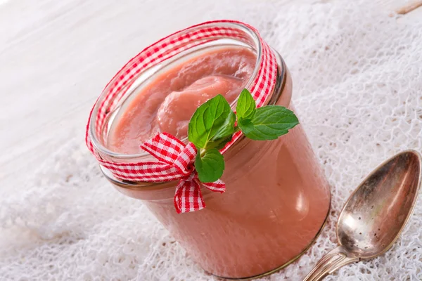 Rhabarbermarmelade — Stockfoto