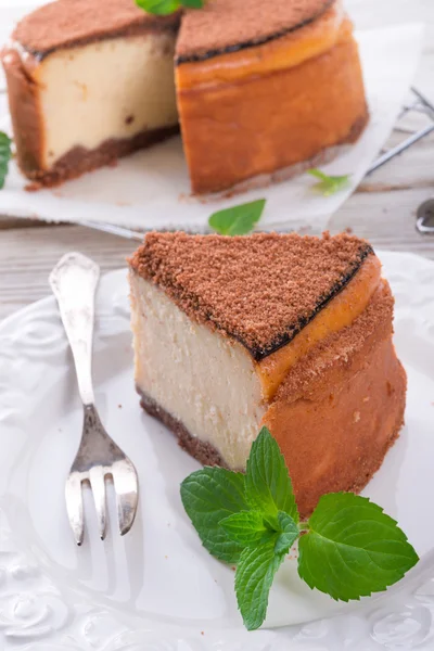 맛 있는 치즈 케이크 — 스톡 사진