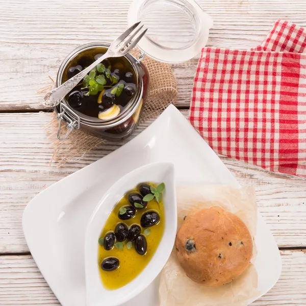 Olive antipasti — Foto Stock