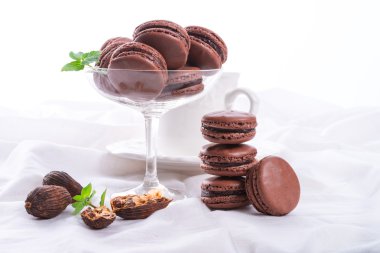 kakule katılmış çikolatalı makarna.