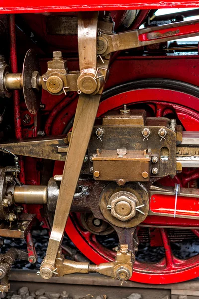 A tecnologia da locomotiva a vapor — Fotografia de Stock