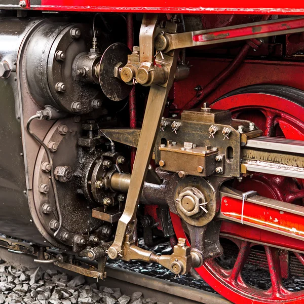 The technology of the steam locomotive — Stock Photo, Image