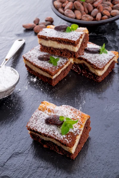 Pastel de queso chocolate —  Fotos de Stock