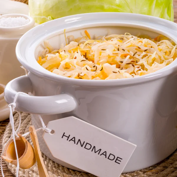 Homemade sauerkraut — Stock Image Homemade sauerkraut Stock Picture
