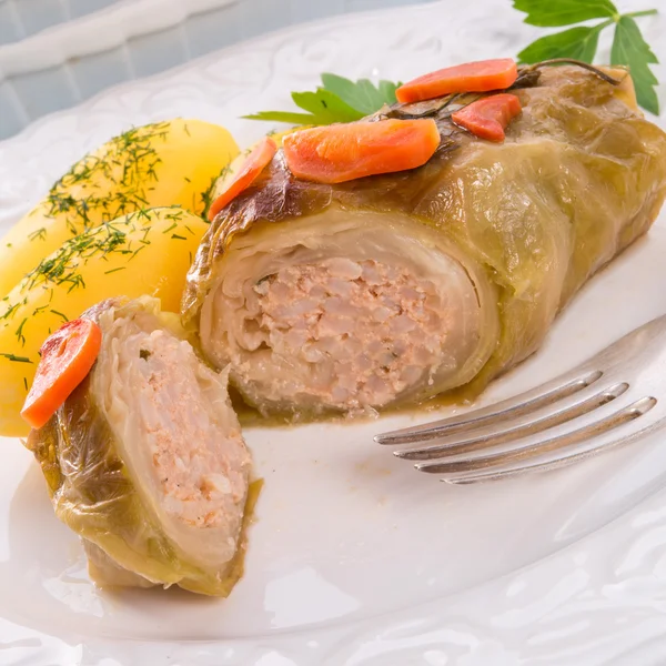 Baked cabbage rolls — Stock Photo, Image