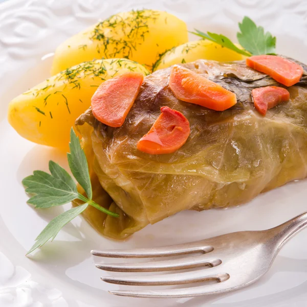 Baked cabbage rolls — Stock Photo, Image