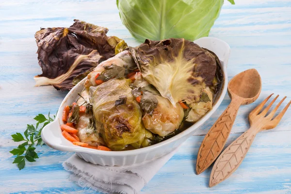 Baked cabbage rolls — Stock Photo, Image