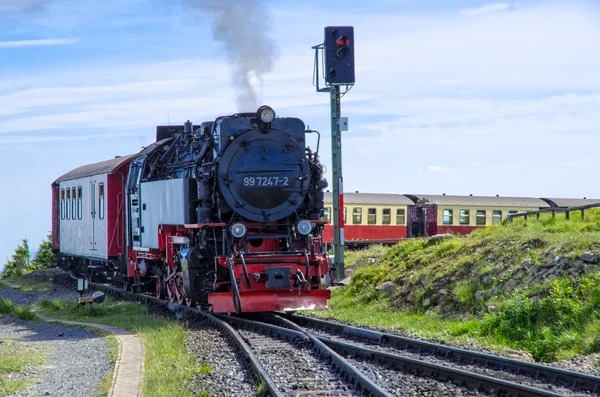 Parní lokomotiva — Stock fotografie