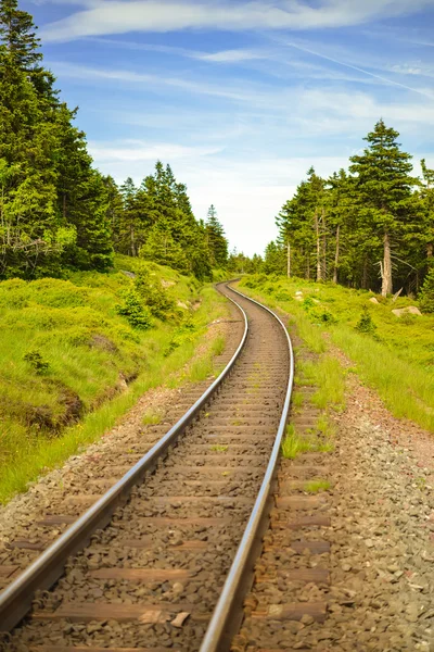 Linhas ferroviárias — Fotografia de Stock