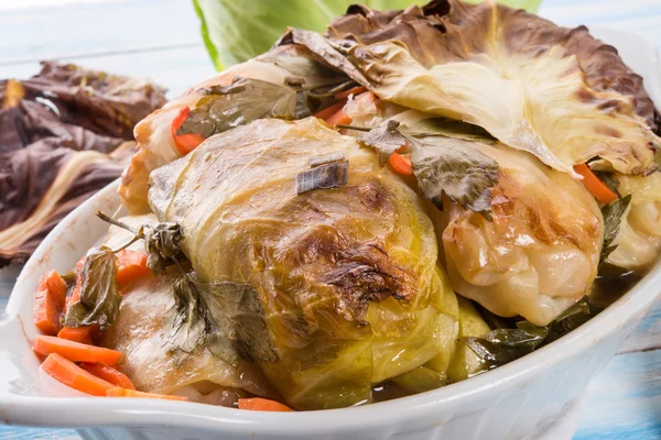Baked cabbage rolls — Stock Photo, Image