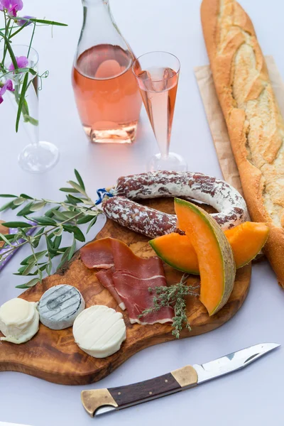 Cheese- plato de jamón A la Provenza — Foto de Stock