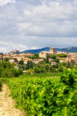 Village in Provence clipart