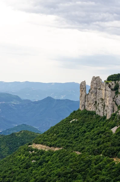 Thunderstorms in the mountains — Stock Photo, Image