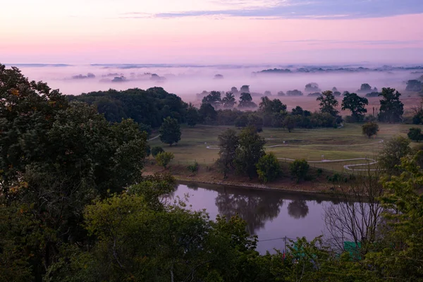 River Warta Dawn — Stock Photo, Image