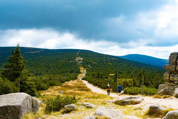 Montagne Giganti Karkonosze Paesaggio Autunnale — Foto Stock